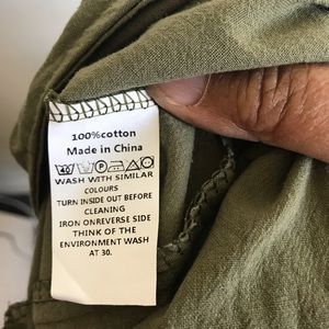 Zanzea Pants - Army Green Overall Size L Zanzea Collection NWTS Zanzea Pants - Army Green Overall Size L Zanzea Collection NWTS